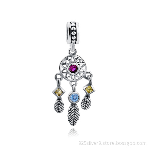 Customized 925 sterling silver oxidation charms/beads